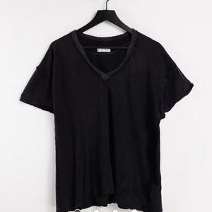 We The Free Black Top Relaxed